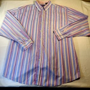 Brooklyn Express Men's Button Down Dress shirt XXL